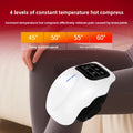 Red light knee massager with four heat settings: 45, 50, 55 and 60°C